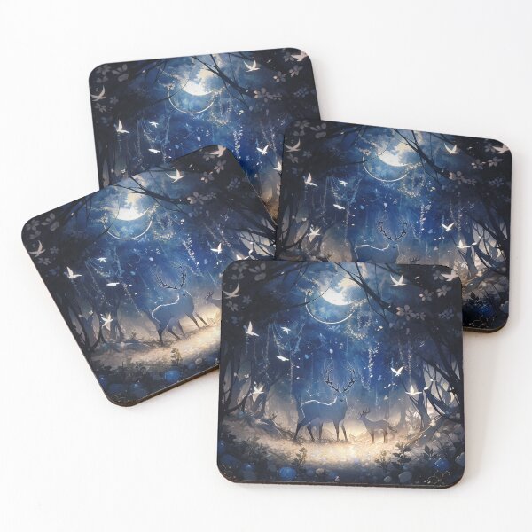 Item preview, Moonlit Deer designed and sold by Dawn van Doorn.