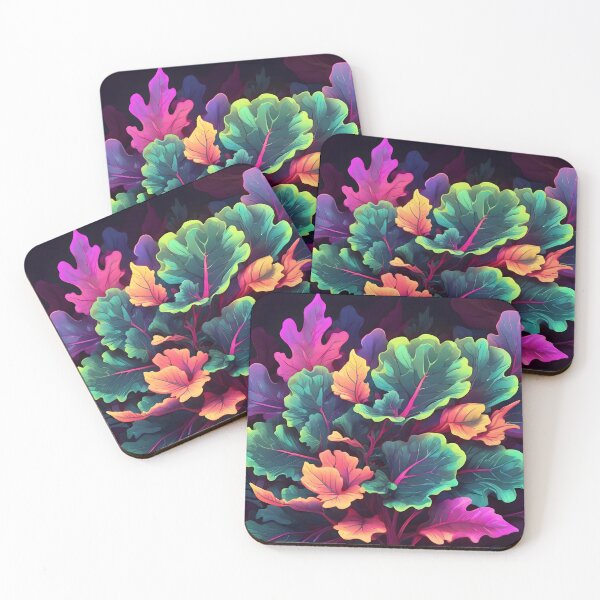 Item preview, Luminous Canopy: Kaleidoscopic Neon Forest designed and sold by WAUZ.