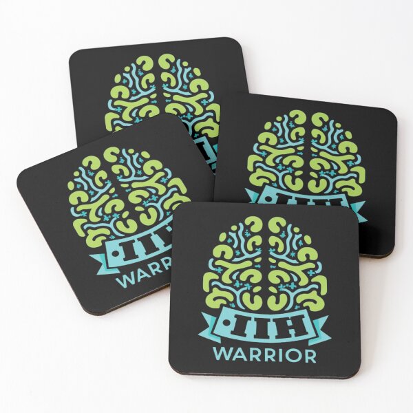 Item preview, Idiopathic Intracranial Hypertension Awareness Hope Ribbon Hearts IIH Warrior designed and sold by UrbanGraphixs.