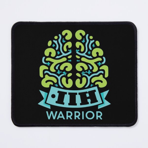 Item preview, Idiopathic Intracranial Hypertension Awareness Hope Ribbon Hearts IIH Warrior designed and sold by UrbanGraphixs.