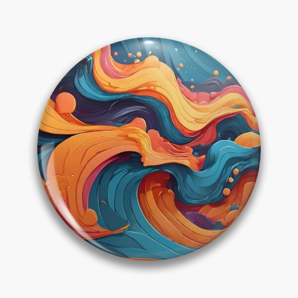 Item preview, Celestial Rhapsody: Abstract Cosmic Wave Symphony designed and sold by WAUZ.