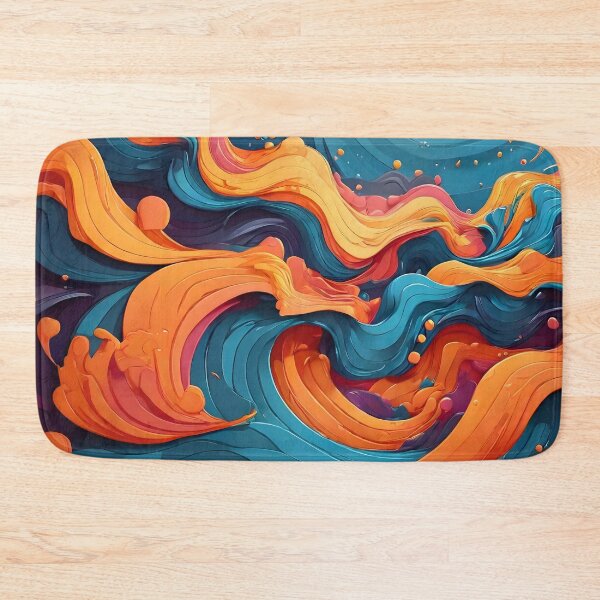Item preview, Celestial Rhapsody: Abstract Cosmic Wave Symphony designed and sold by WAUZ.