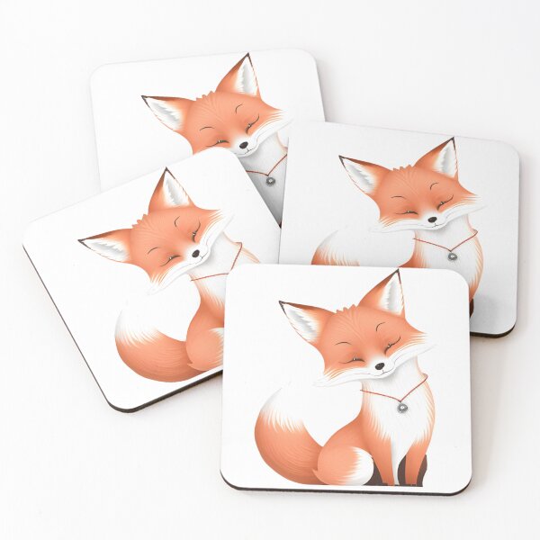 Item preview, Happy Chibi Fox designed and sold by WondrousThings.