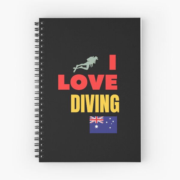 Item preview, I love diving Australia flag designed and sold by dwangarts.