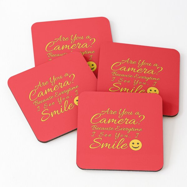 Item preview, Flirty quotes: Are you a camera (Red and Yellow) designed and sold by Moneysingh95.