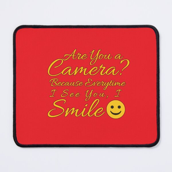 Item preview, Flirty quotes: Are you a camera (Red and Yellow) designed and sold by Moneysingh95.