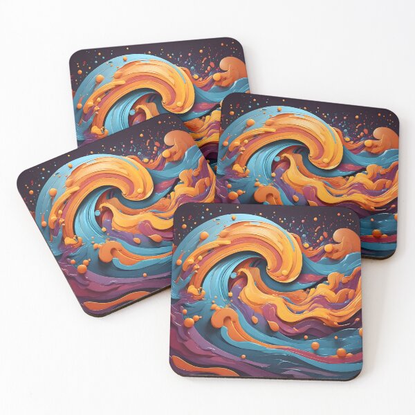 Item preview, Cosmic Harmony: Abstract Cosmic Wave, Part 2 designed and sold by WAUZ.