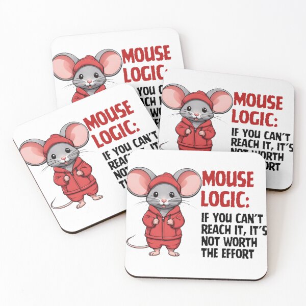 Item preview, Mouse logic cute and funny mouse pun designed and sold by Culmika.