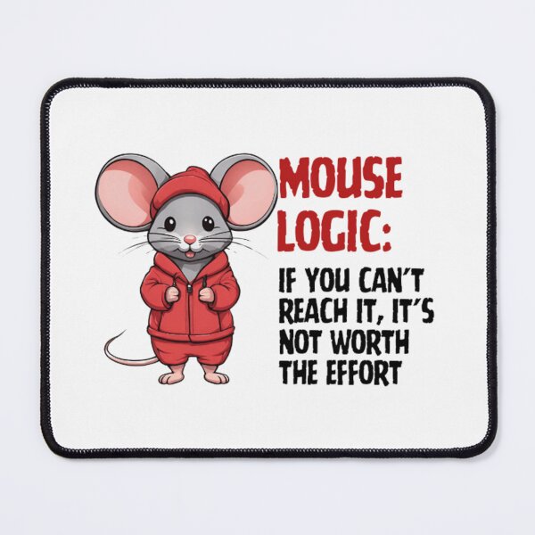 Item preview, Mouse logic cute and funny mouse pun designed and sold by Culmika.