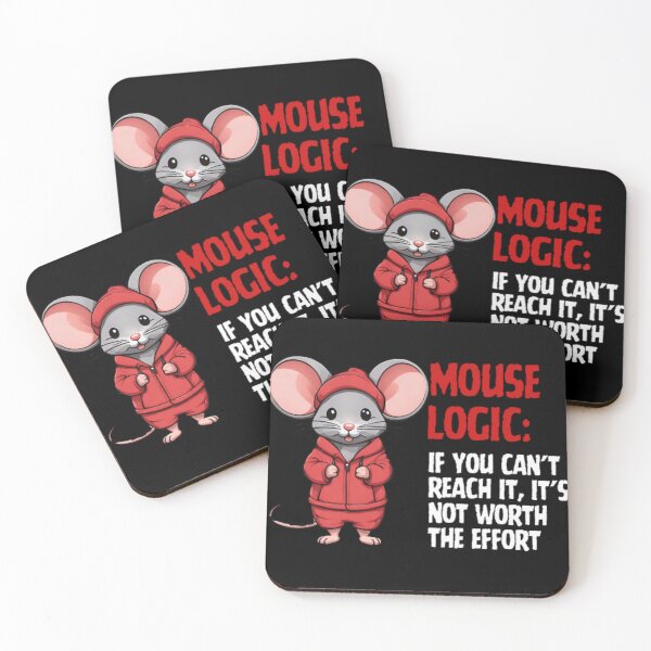 Item preview, Mouse logic cute and funny mouse pun designed and sold by Culmika.