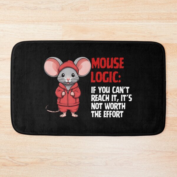 Item preview, Mouse logic cute and funny mouse pun designed and sold by Culmika.