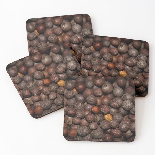 Item preview, Golden Elegance: Macro Mustard Seeds designed and sold by vijibala2016.