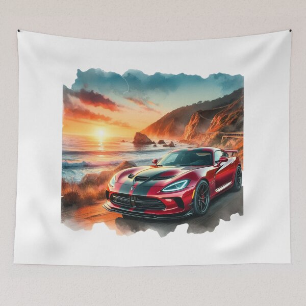 Item preview, Car on the cliff on sunset designed and sold by Kasta1989.