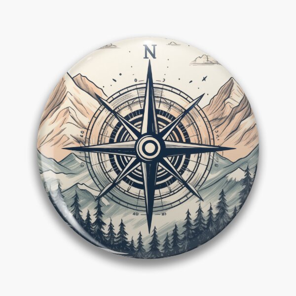 Item preview, Mountain Pass Compass designed and sold by Tara Neal.