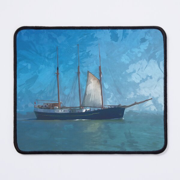 Item preview,  Sailing ship on the Tagus river in watercolor designed and sold by Intermundium.