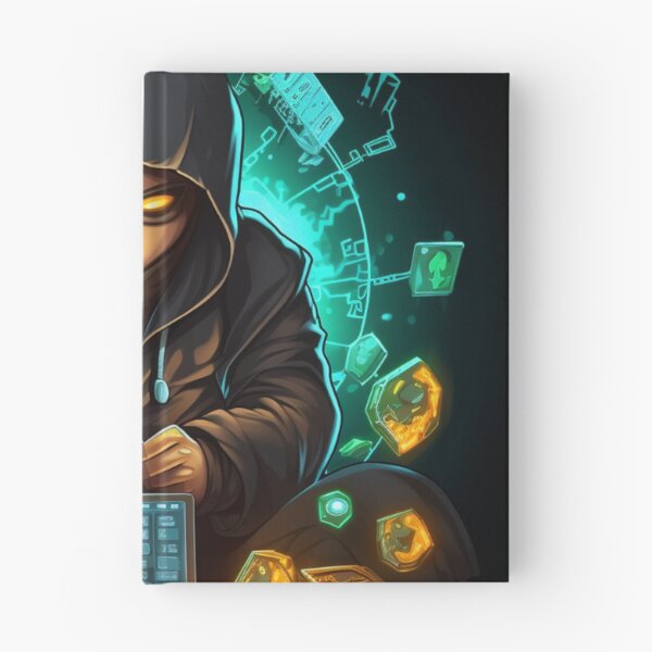 Item preview, Crypto Hacker: The Digital Wealth Alchemist designed and sold by CleytonImgs.