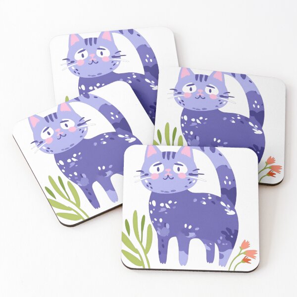 Item preview, Whiskers and Blooms: Stylish Feline Floral Designs Await You designed and sold by Digistorma.