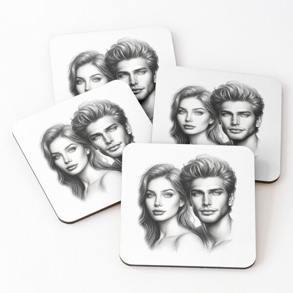 Item preview, Modern Beauty | Glamorous Portraits and Timeless Attraction | Pencil Sketch | Not Only for Valentines Day | Romantic | No Letters designed and sold by irek07.
