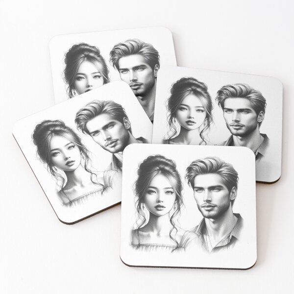 Item preview, Eastern Elegance | Fusion of Beauty and Style | Pencil Sketch | Not Only for Valentines Day | Romantic | No Letters designed and sold by irek07.