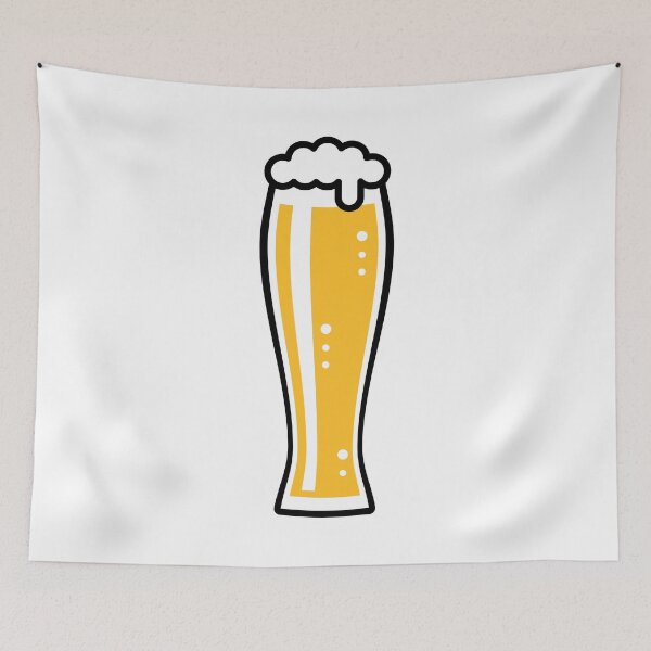 Item preview, Wheat Beer Glass (Weiss Beer / Beer Drinker / 2C) designed and sold by MrFaulbaum.