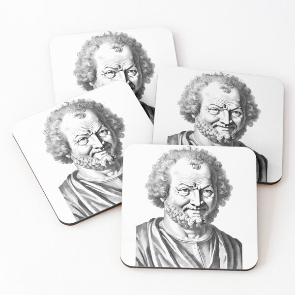 Item preview, Portrait of Democritus designed and sold by NTGUILTY.