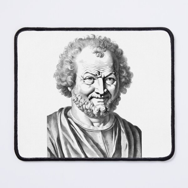 Item preview, Portrait of Democritus designed and sold by NTGUILTY.