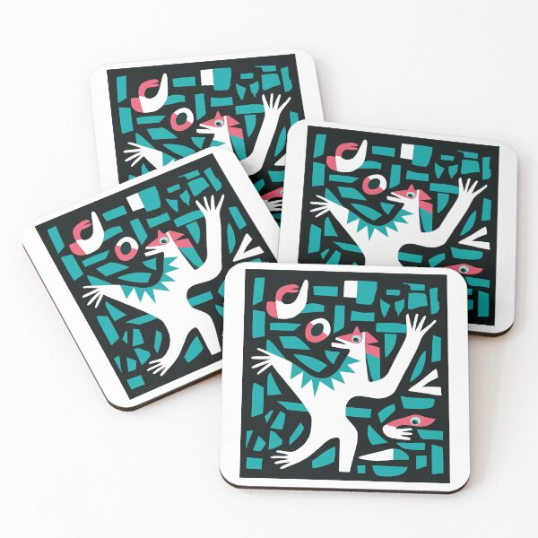 Item preview, Urban Bursts: Abstract Red and Green designed and sold by octoartopus.