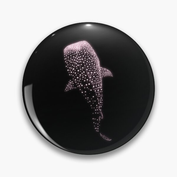 Item preview, Glowing Pink Neon Whale Shark Optical illusion designed and sold by lachataigne.