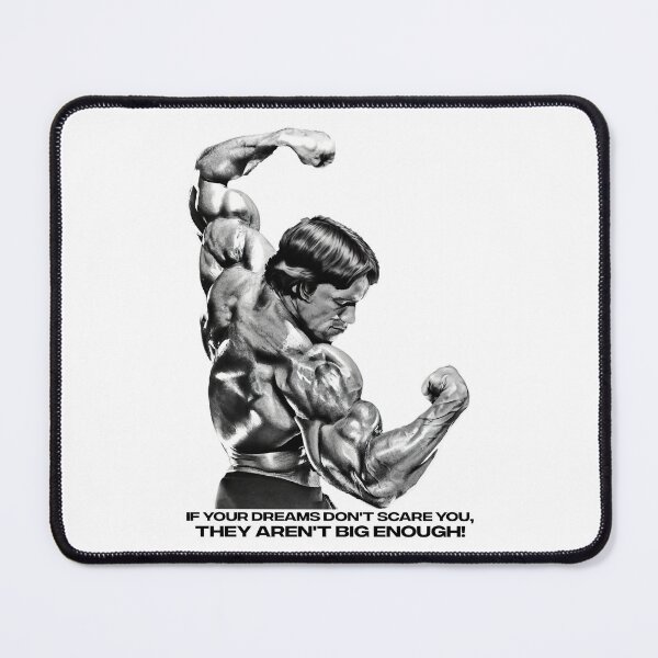 Item preview, Stoic Quote If your dreams don't scare you, they aren't big enough! Muhammad Ali. Arnold Schwarzenegger Fan art designed and sold by HuzaifaNaveedh.