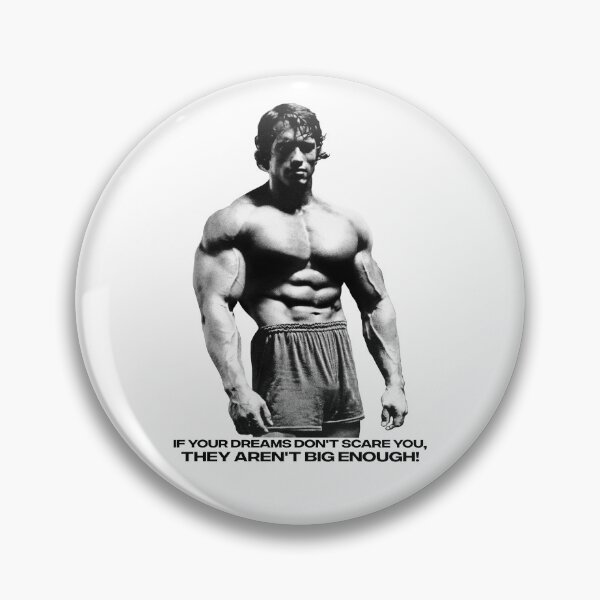 Item preview, Stoic Quote If your dreams don't scare you, they aren't big enough! Muhammad Ali. Arnold Schwarzenegger Fan art designed and sold by HuzaifaNaveedh.
