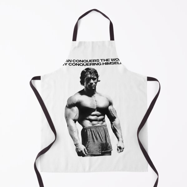 Item preview, Stoic Quote “Man conquers the world by conquering himself.” Arnold Schwarzenegger Fan art designed and sold by HuzaifaNaveedh.