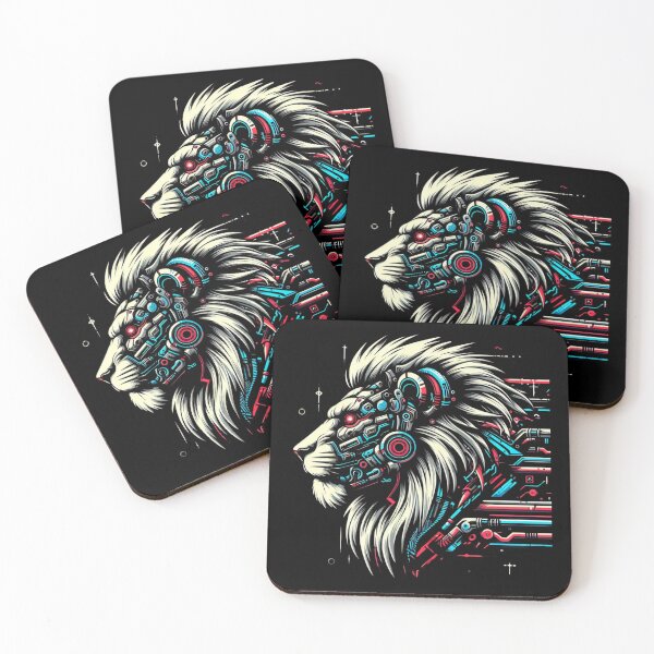 Item preview, Mechanic King Lion designed and sold by MrAI-Store.