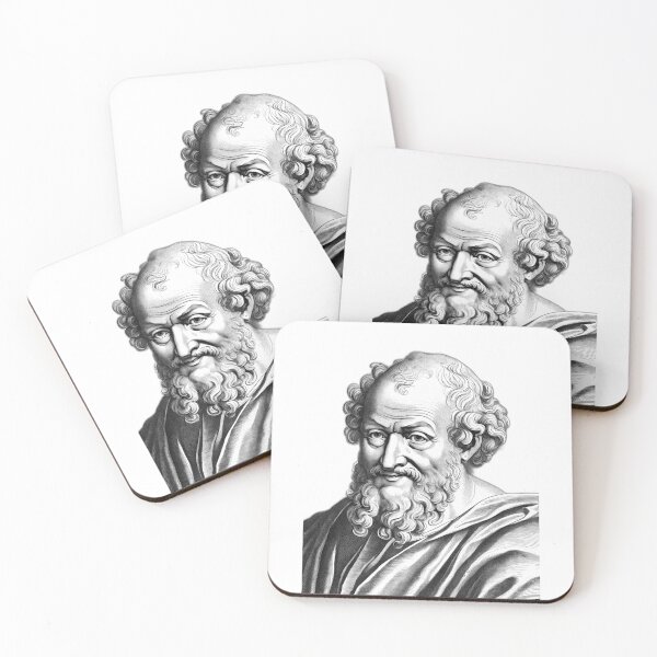 Item preview, Democritus Portrait designed and sold by NTGUILTY.