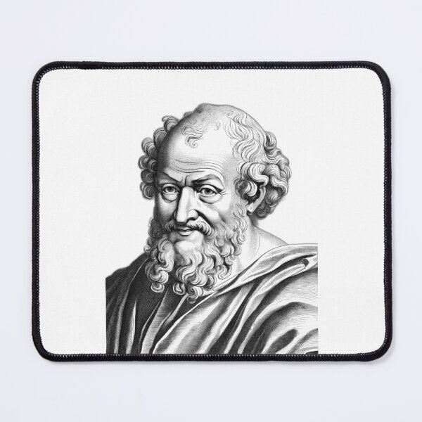 Item preview, Democritus Portrait designed and sold by NTGUILTY.