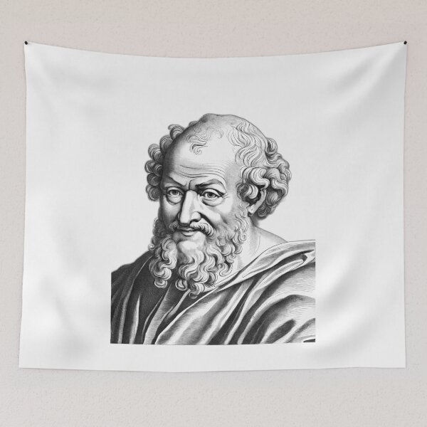 Item preview, Democritus Portrait designed and sold by NTGUILTY.