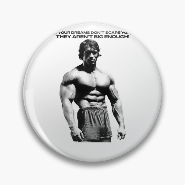 Item preview, Stoic Quote If your dreams don't scare you, they aren't big enough! Muhammad Ali. Arnold Schwarzenegger Fan art designed and sold by HuzaifaNaveedh.