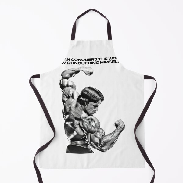 Item preview, Stoic Quote “Man conquers the world by conquering himself.” Arnold Schwarzenegger Fan art designed and sold by HuzaifaNaveedh.