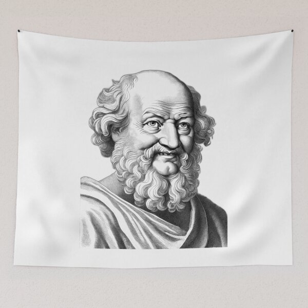Item preview, Democritus Ancient Greek philosopher designed and sold by NTGUILTY.