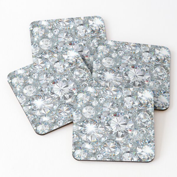 Item preview, Diamond Constellation - Sparkling Gemstone Array Art designed and sold by Sir Meow Meow.