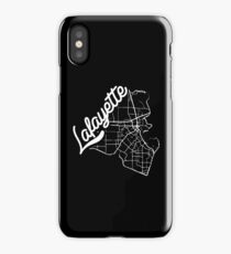 Lafayette, La Map-White iPhone Case
