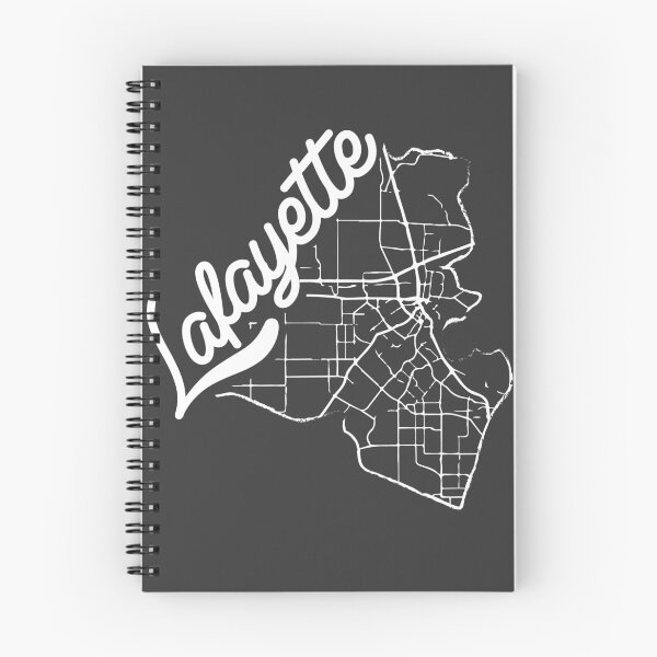 Item preview, Lafayette, La Map-White  designed and sold by Reagan Richard.