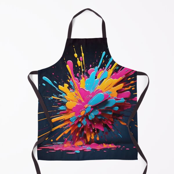 Item preview, Luminous Burst: Neon Splatter Symphony designed and sold by WAUZ.