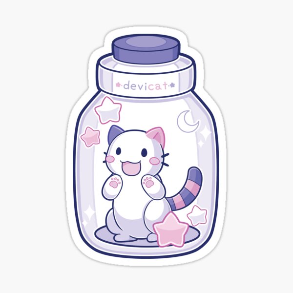 Item preview, CandiCat Candi Jar • 2024 designed and sold by Devi Cat.