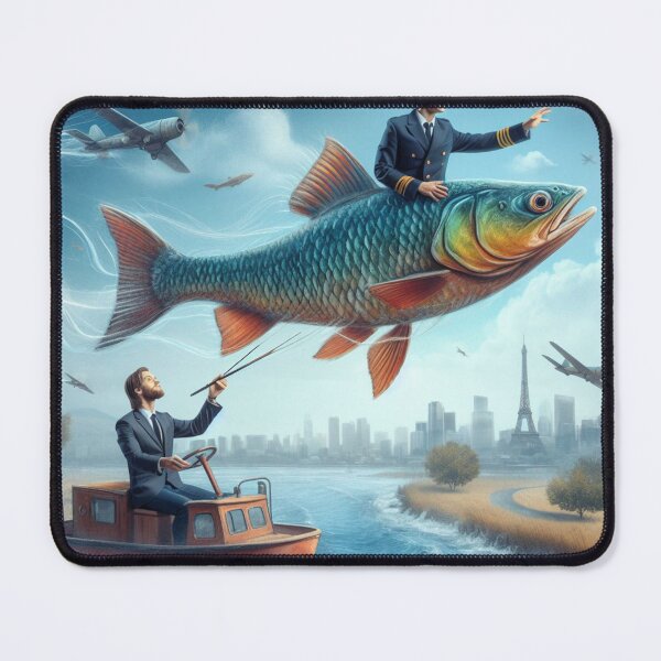 Item preview, Veteran flying a fish designed and sold by BeztProductz.