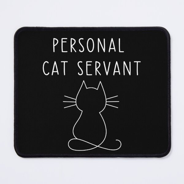 Item preview, Funny Black Cat Personal Servant  designed and sold by ArtFromBeyond.