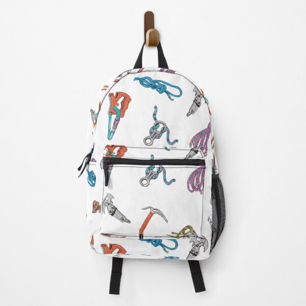 Item preview, Colorful climbing equipment pattern - ink and crayon designed and sold by CamilleCastanet.