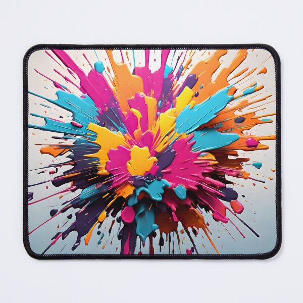 Item preview, Neon Fusion: Explosive Paint Eruption designed and sold by WAUZ.