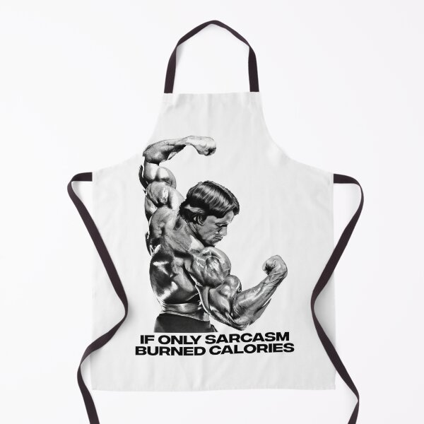 Item preview, If Only Sarcasm Burned Calories Arnold Schwarzenegger Fan art designed and sold by HuzaifaNaveedh.