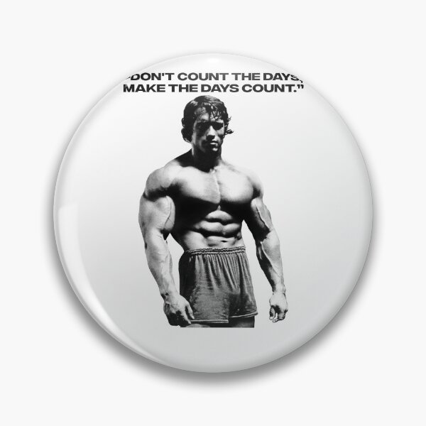 Item preview, Stoic Quote “Don't count the days, make the days count.” Arnold Schwarzenegger Fan art designed and sold by HuzaifaNaveedh.