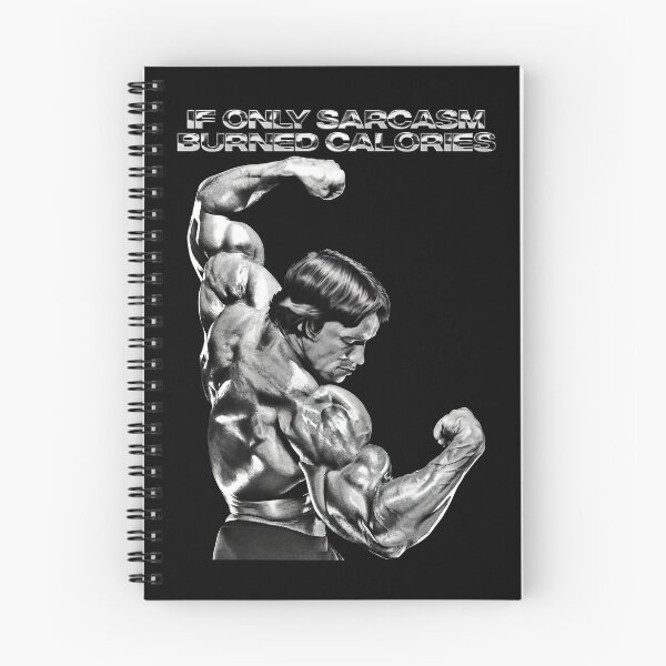 Item preview, If Only Sarcasm Burned Calories Arnold Schwarzenegger Fan art designed and sold by HuzaifaNaveedh.